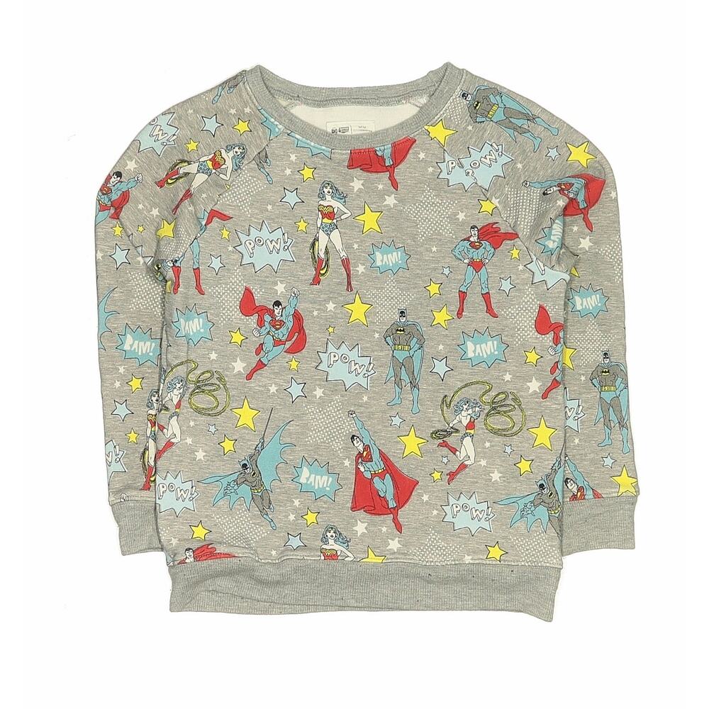 Little Sleepies DC Justice League Crewneck Bamboo Sweatshirt Size 6